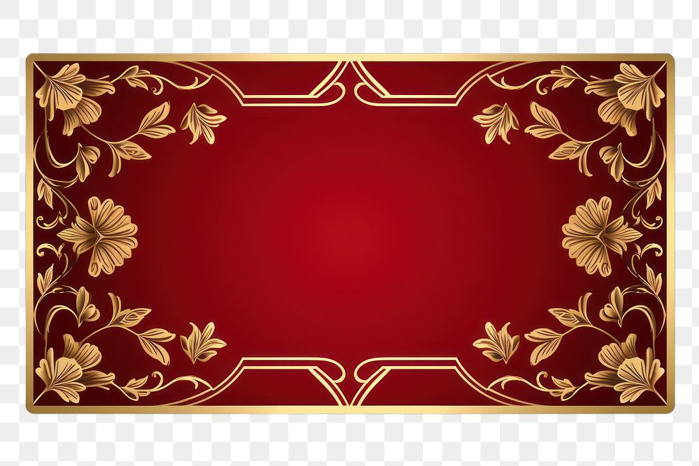 PNG Chinese ornament frame graphic backgrounds graphics pattern. AI generated Image by rawpixel.