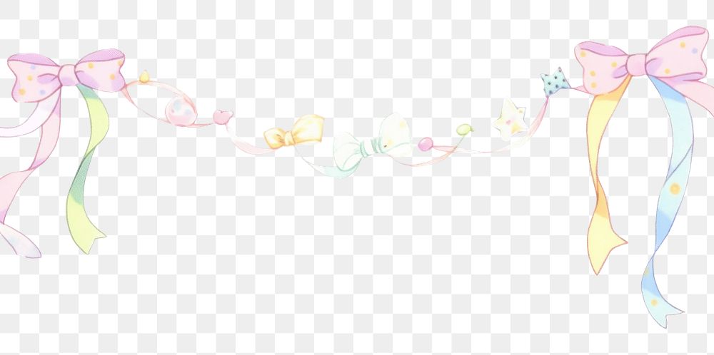 PNG Ribbon frame backgrounds confetti pattern. AI generated Image by rawpixel.