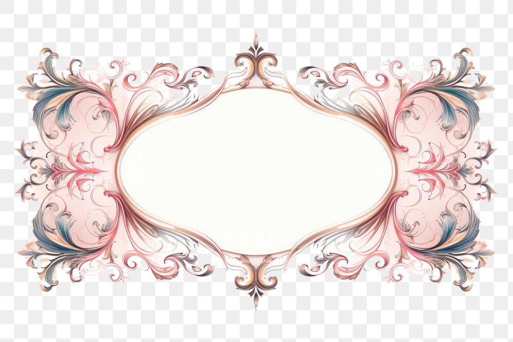 PNG Elegant ornament frame backgrounds graphics pattern. AI generated Image by rawpixel.