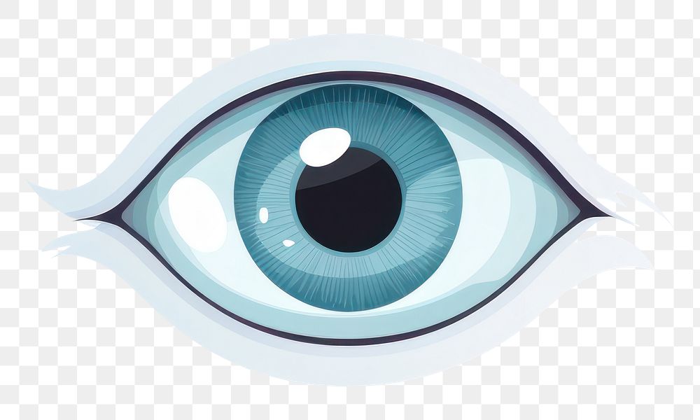 PNG Eye shape white background surveillance. AI generated Image by rawpixel.