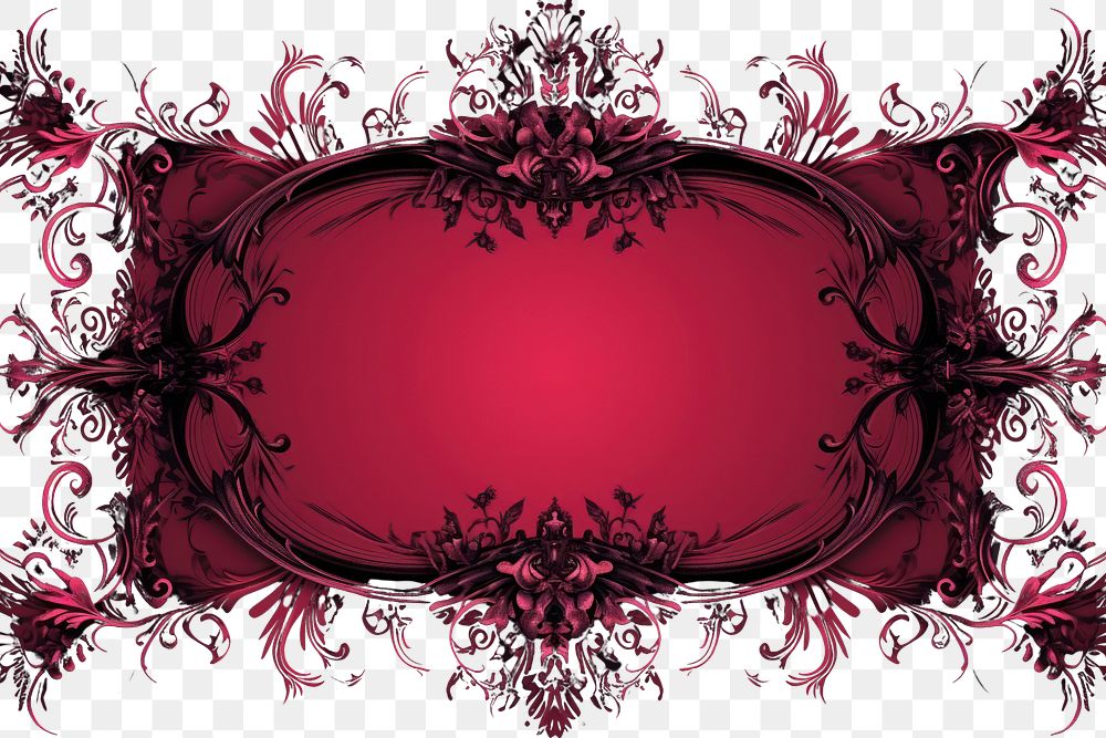 PNG Gothic elegant ornament frame backgrounds graphics pattern. AI generated Image by rawpixel.