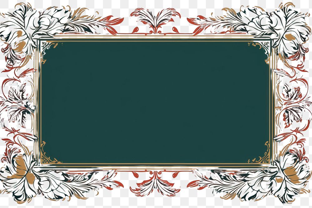 PNG Impressionist ornament frame backgrounds graphics pattern. AI generated Image by rawpixel.