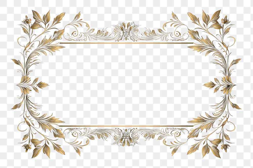 PNG Luxury ornament frame backgrounds photography decoration. AI generated Image by rawpixel.
