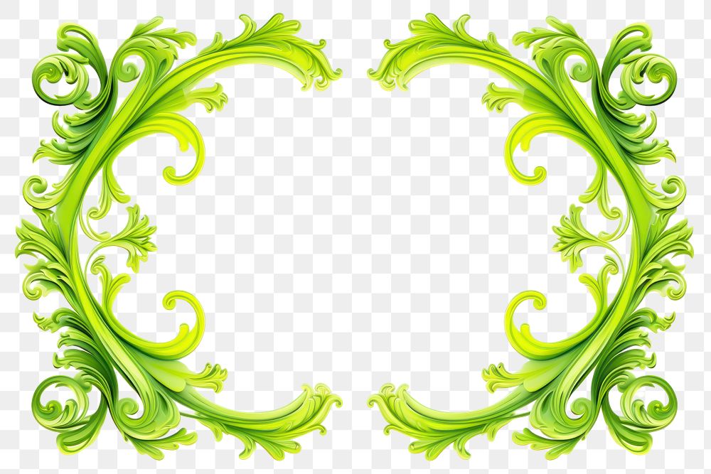 PNG Modern elegant ornament frame green backgrounds graphics. AI generated Image by rawpixel.