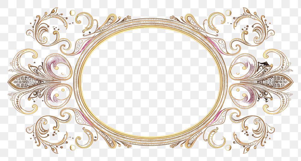 PNG Paisley ornament frame graphics pattern photography. AI generated Image by rawpixel.