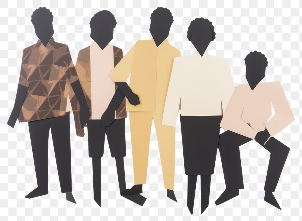 PNG  Black people sleeve adult togetherness. AI generated Image by rawpixel.
