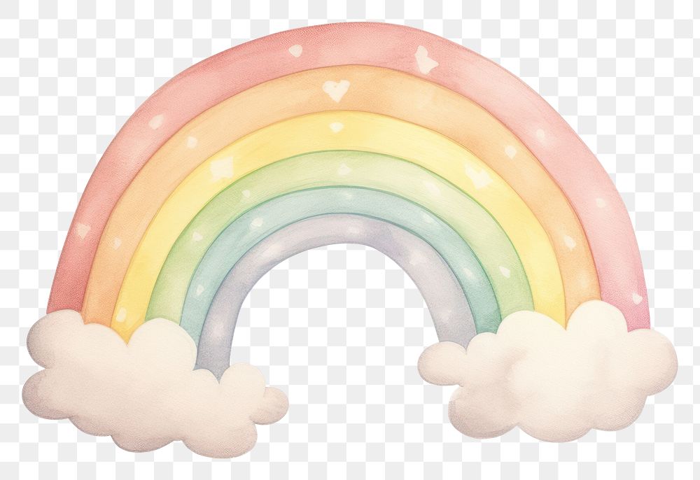 PNG Rainbow toy white background spectrum