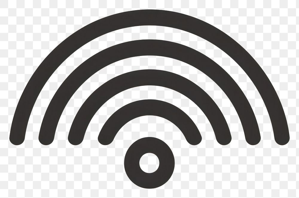 PNG Wifi icon logo technology abstract. AI generated Image by rawpixel.