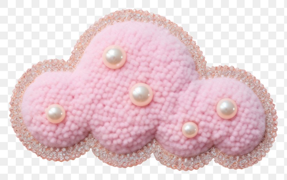 PNG Cute cloud food pink pink background