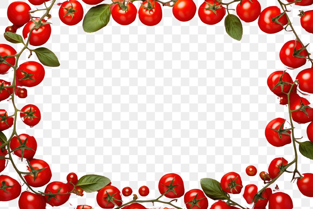 PNG  Tomatos backgrounds fruit plant. AI generated Image by rawpixel.