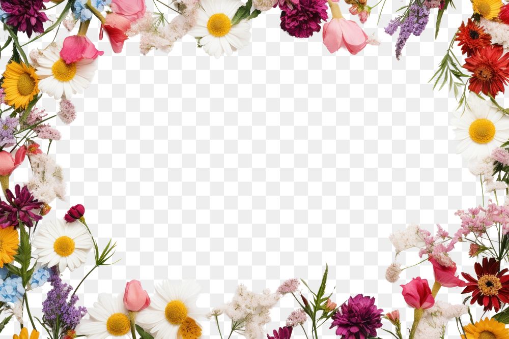 PNG  Wildflower backgrounds pattern nature. AI generated Image by rawpixel.