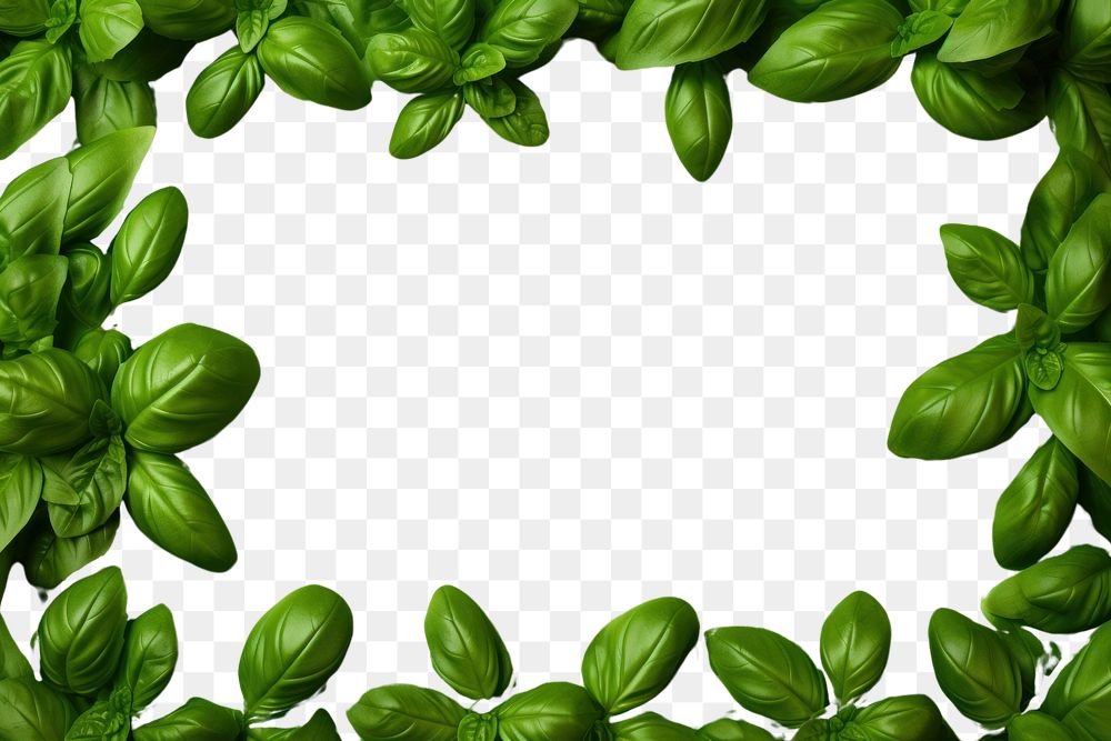 PNG  Basil backgrounds green plant. AI generated Image by rawpixel.