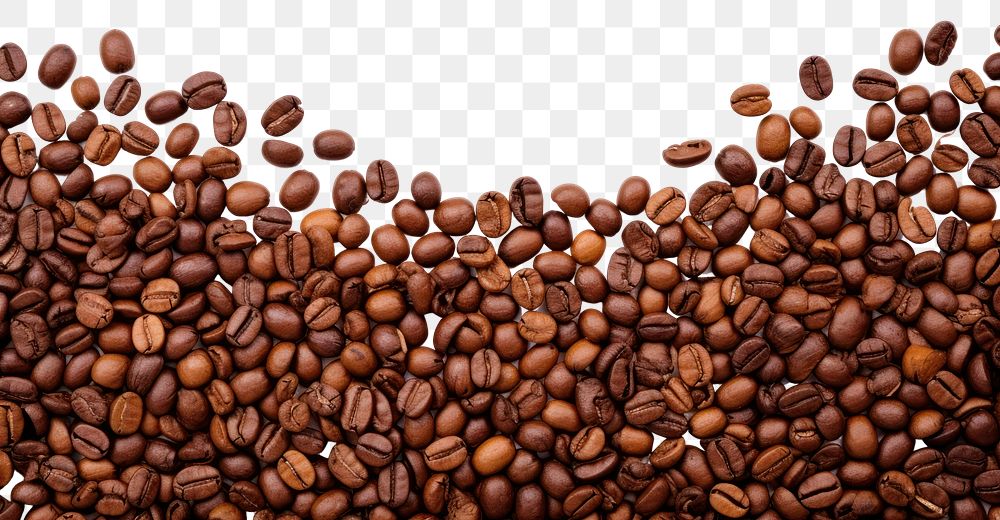 PNG  Coffee beans backgrounds refreshment freshness. AI generated Image by rawpixel.