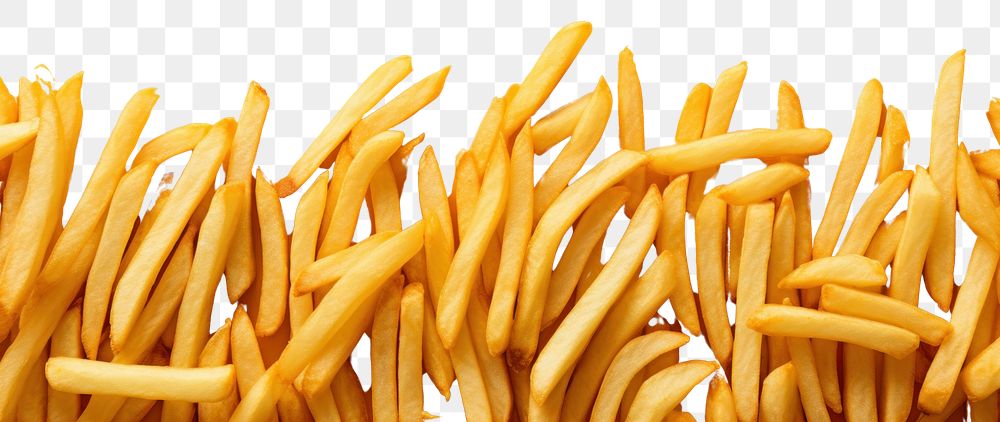 PNG  French fries backgrounds food freshness. AI generated Image by rawpixel.