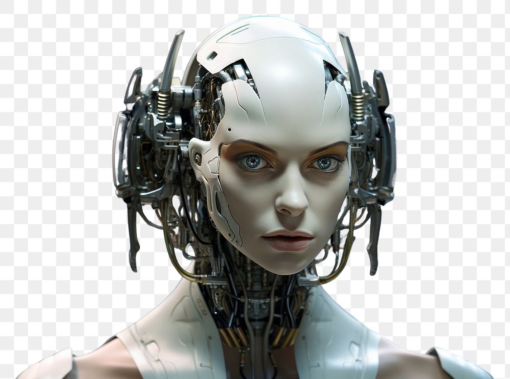 PNG Cyborg robot technology futuristic