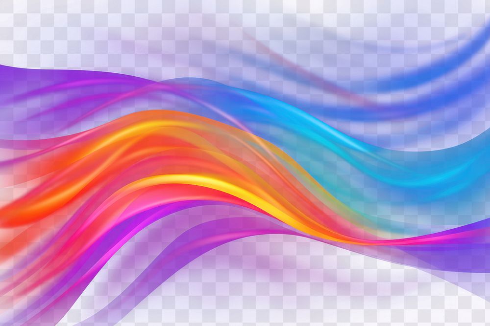 *LGBTQ Gay Pride Flag Background*, LGBT Pride Flag Neon Rainbow Wave on Dark Background, Vector Banner Background for Pride…