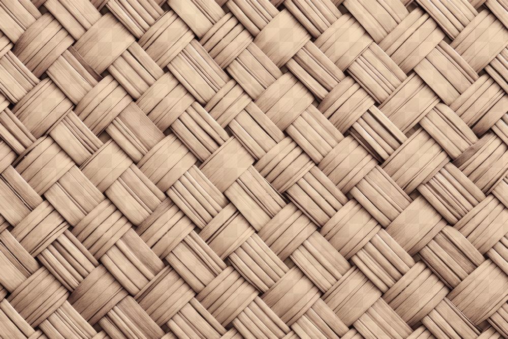 PNG Woven cane backgrounds texture wood. AI generated Image by rawpixel.