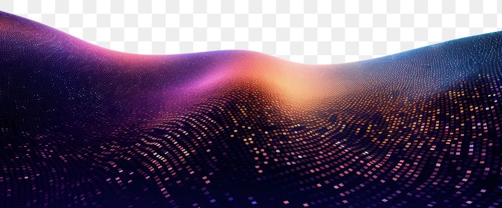 PNG  Yellow and purple wave background light space backgrounds. AI generated Image by rawpixel.