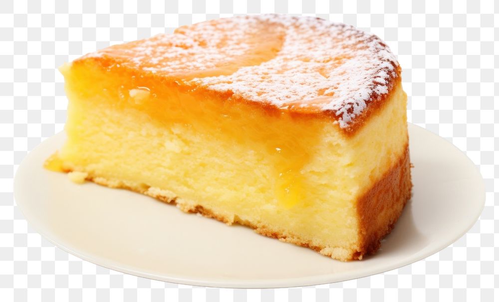 PNG Cheesecake dessert slice plate. AI generated Image by rawpixel.