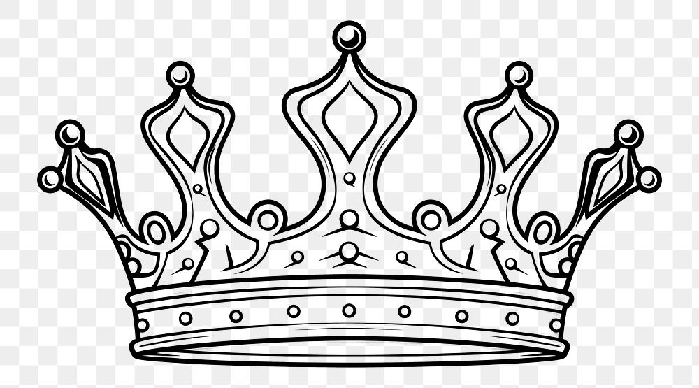 PNG Crown tiara white background accessories. AI generated Image by rawpixel.