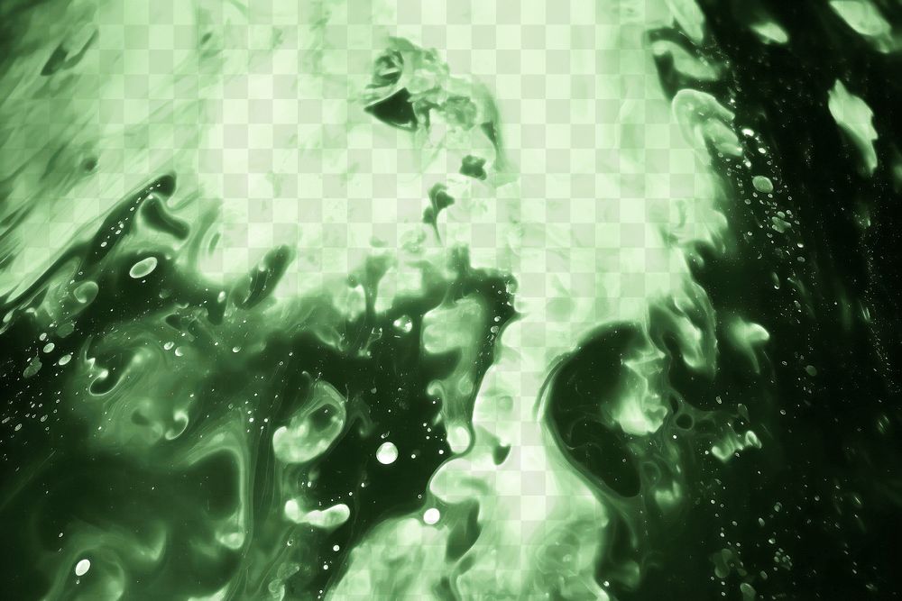 PNG Green backgrounds night algae. AI generated Image by rawpixel.