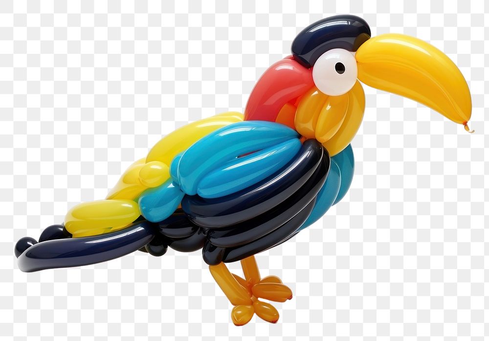 PNG  A balloon twisting in the shape of a beautiful bird balloon animal toy representation. AI generated Image by rawpixel.