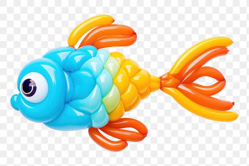 PNG  A fish toy balloon animal. AI generated Image by rawpixel.
