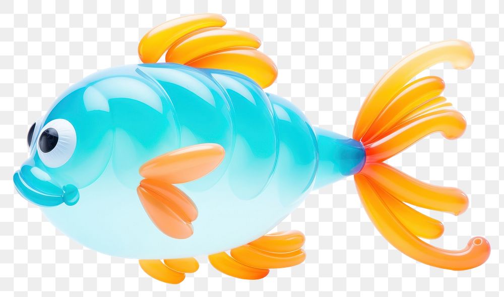 PNG  A fish goldfish animal toy. AI generated Image by rawpixel.
