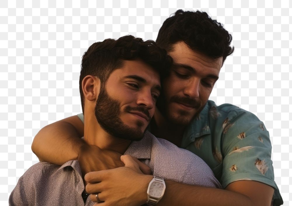 PNG Mexican gay couple portrait romance adult. AI generated Image by rawpixel.
