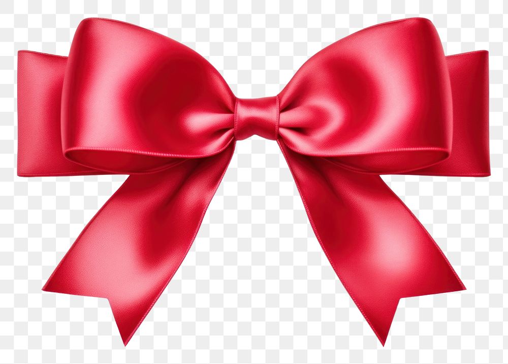 PNG Symmetrical Red ribbon with bow red white background celebration. AI generated Image by rawpixel.
