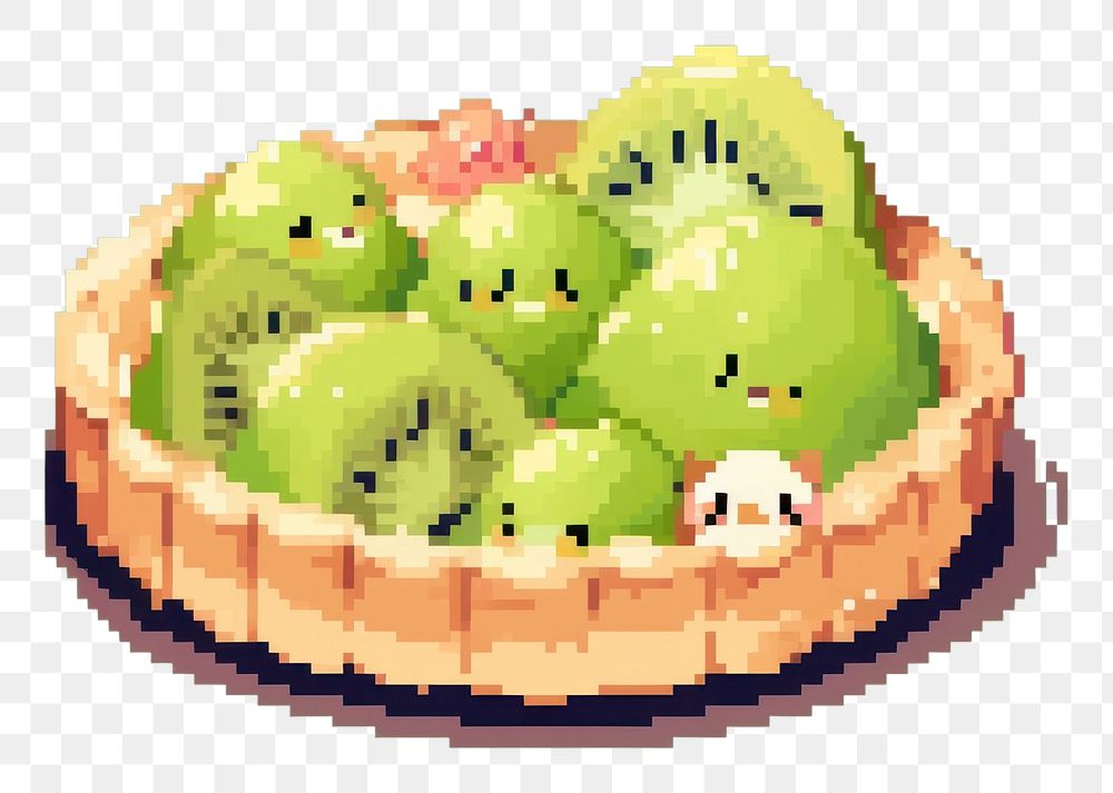 PNG Mini tart with kiwi fruit dessert plant food. AI generated Image by rawpixel.
