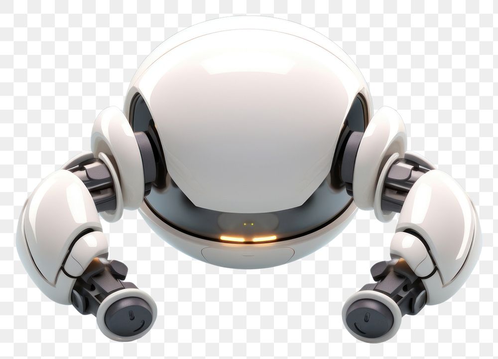 PNG 3d render of cute magnet robot technology futuristic. 