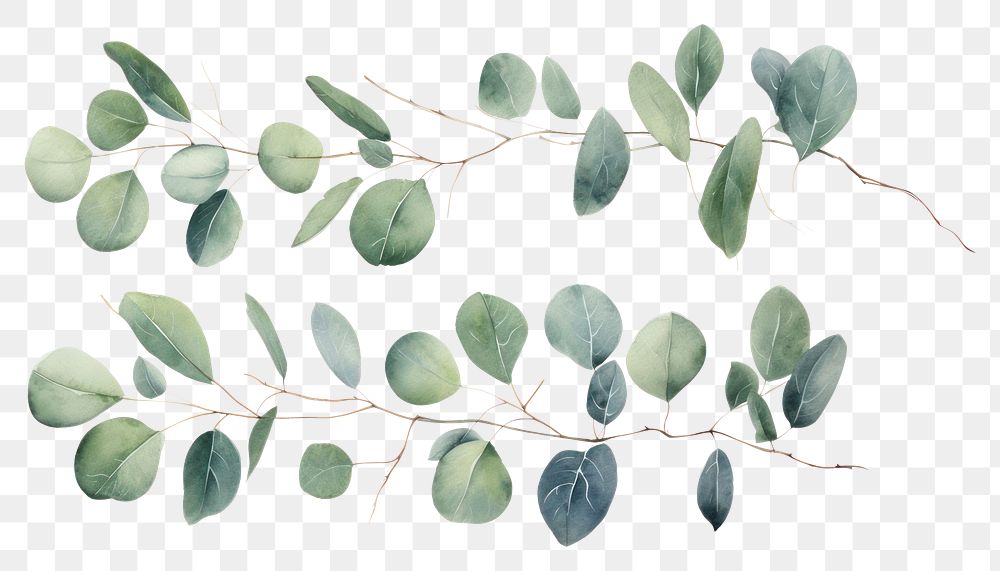 PNG Eucalyptus leaves plant leaf tree. 