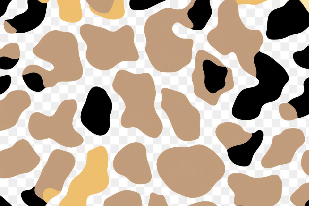 PNG Cheetah skin pattern backgrounds abstract camouflage. 