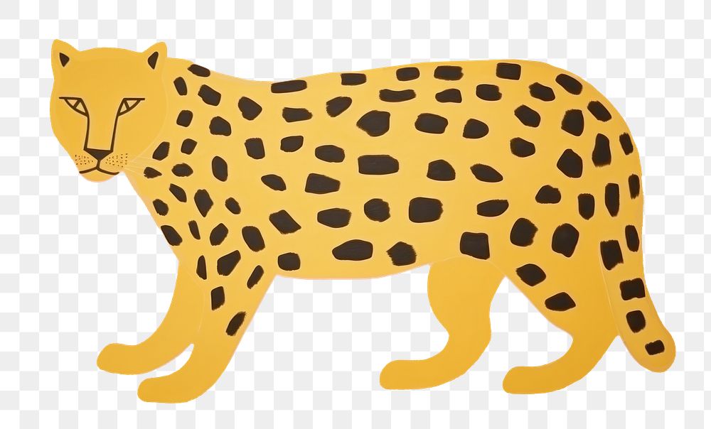 PNG Abstract leopard cheetah animal mammal. AI generated Image by rawpixel.
