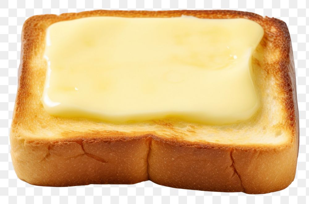 PNG Toast butter bread toast. AI generated Image by rawpixel.