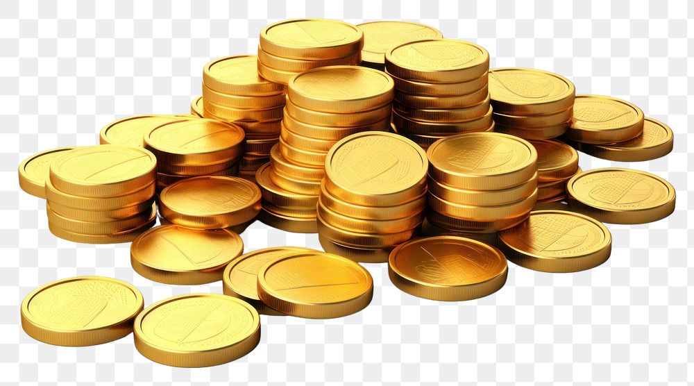 PNG Coins money gold backgrounds. 