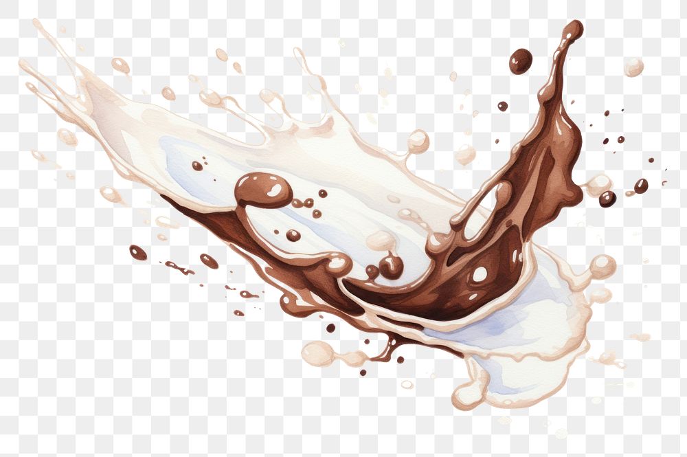 Png Chocolate Milk Splashing Water 