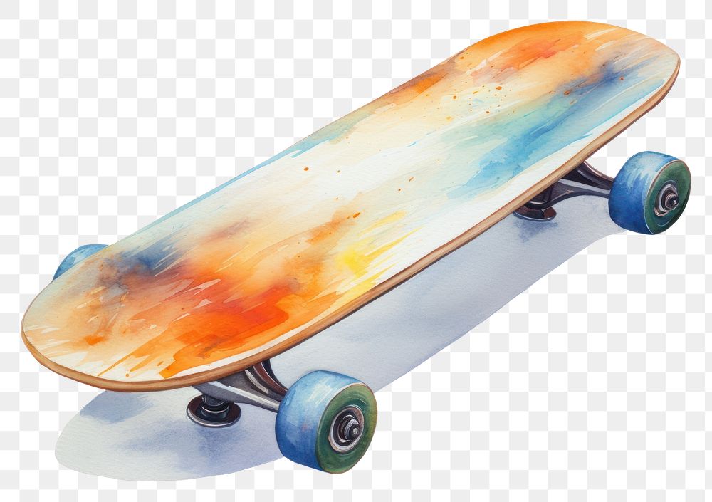 PNG Skateboard white background skateboarding skateboarder. 