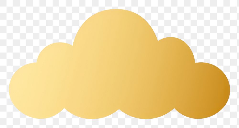 PNG Cloud icon backgrounds gold sky. AI generated Image by rawpixel.
