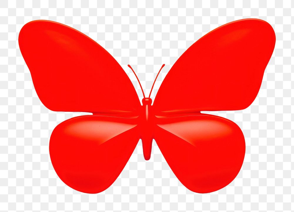PNG Butterfly red yellow insect. AI generated Image by rawpixel.