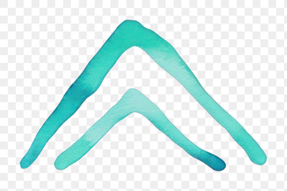 PNG Mountain turquoise symbol logo. AI generated Image by rawpixel.
