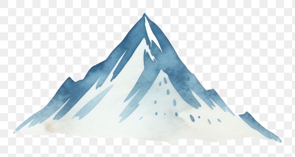 PNG Mountain nature snow logo. AI generated Image by rawpixel.