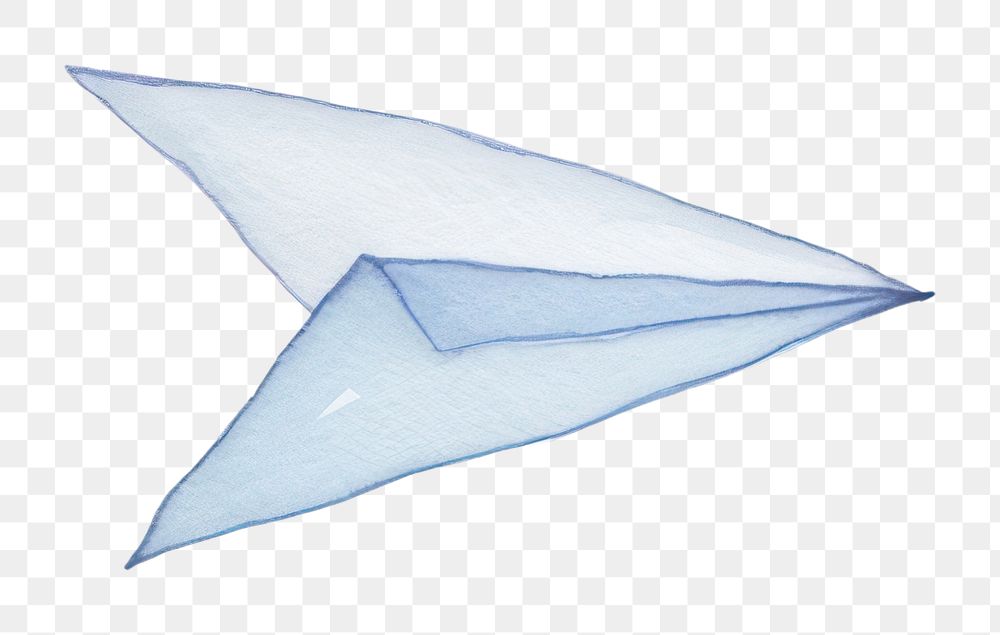 PNG Paper plane white background arrowhead airplane. AI generated Image by rawpixel.