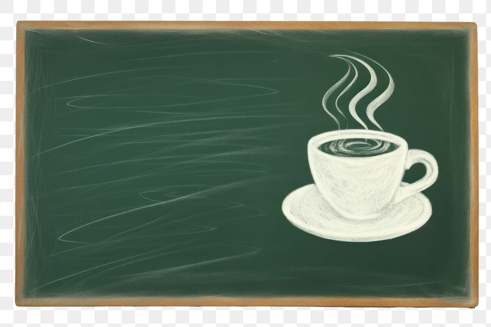 PNG Coffee blackboard chalk drink. AI generated Image by rawpixel.