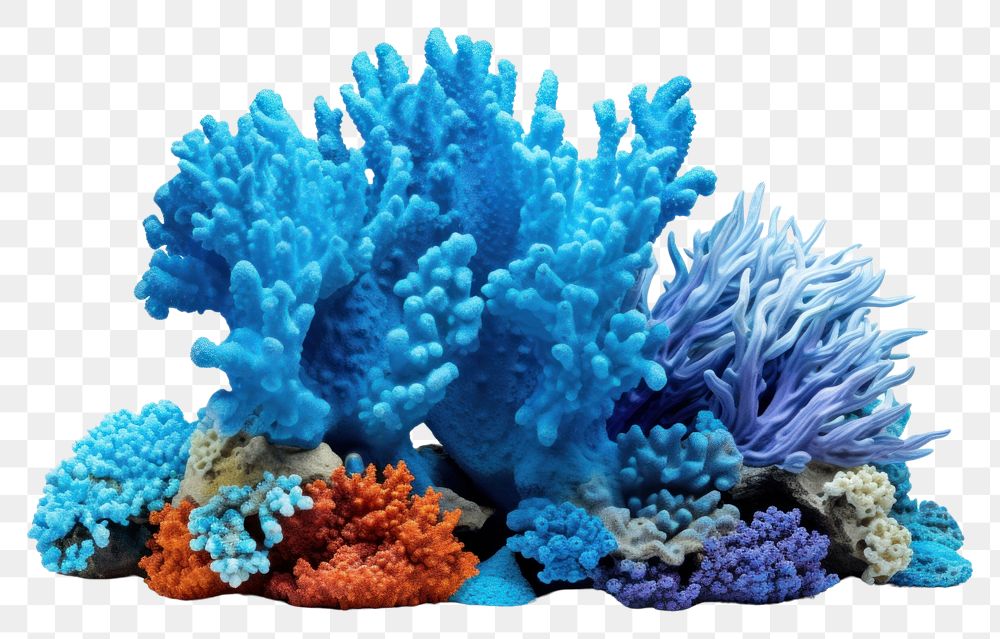 PNG Blue and turquise coral reef aquarium nature sea. AI generated Image by rawpixel.