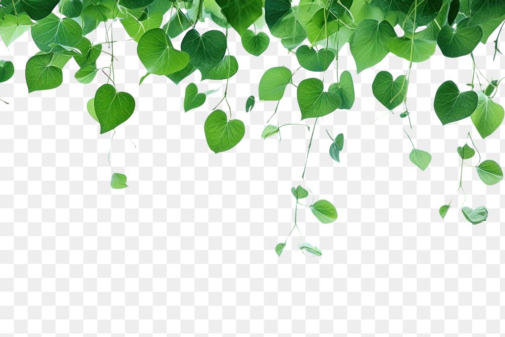 PNG  Green leaves backgrounds plant leaf. AI generated Image by rawpixel.