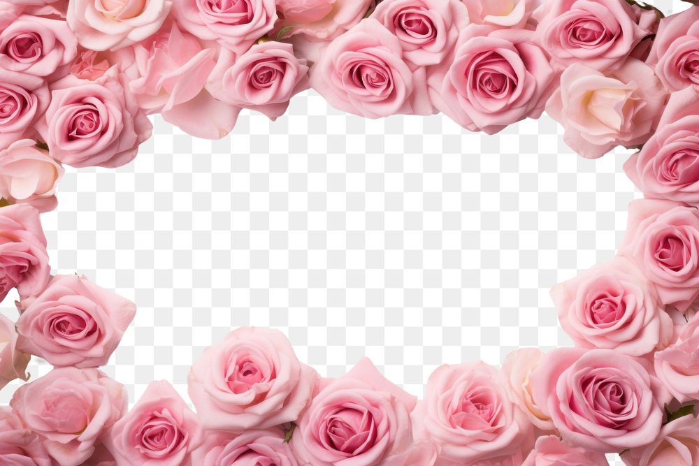 PNG Roses line the bottom edge rose backgrounds flower. AI generated Image by rawpixel.