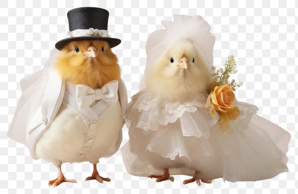 PNG Baby chick wedding animal nature. AI generated Image by rawpixel.