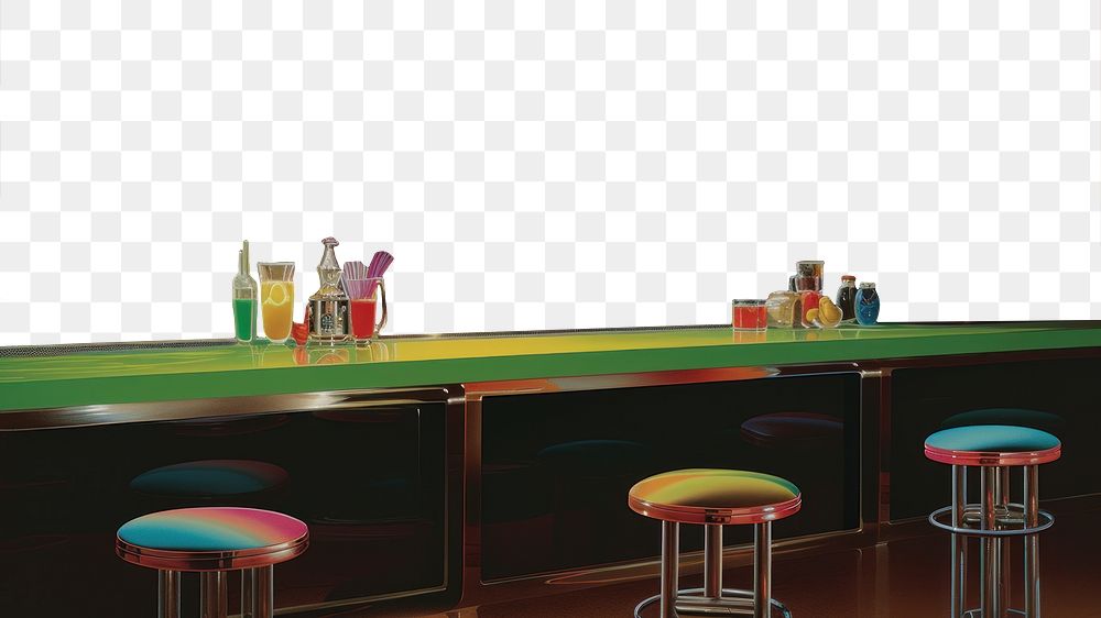 PNG Bar nature nightlife furniture. AI generated Image by rawpixel.